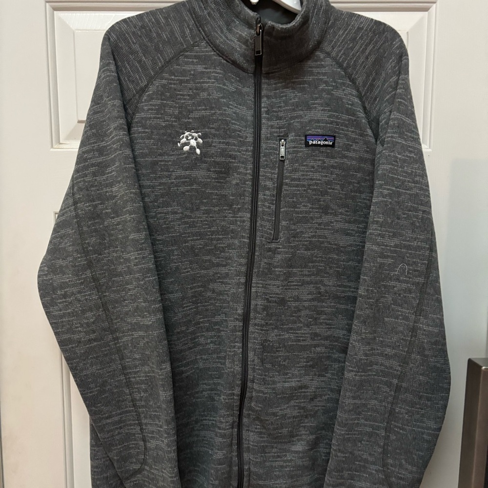 Patagonia Men’s Better Sweater Fleece Jacket Gray 1/4 Zip Outdoor Logo Size XL